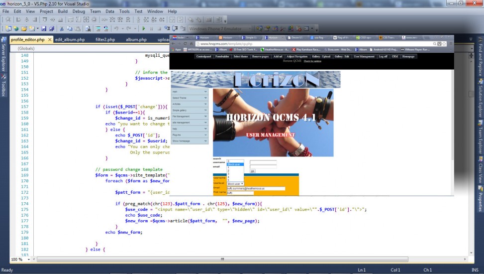 All applications work on PHP 5 in combination with MySQL.