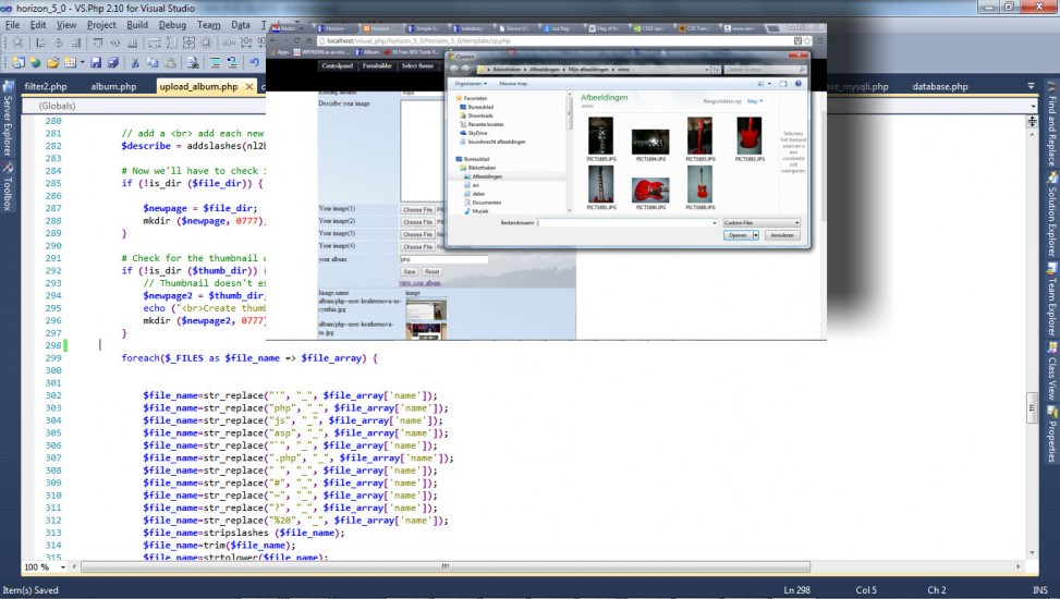 All applications work on PHP 5 in combination with MySQL.