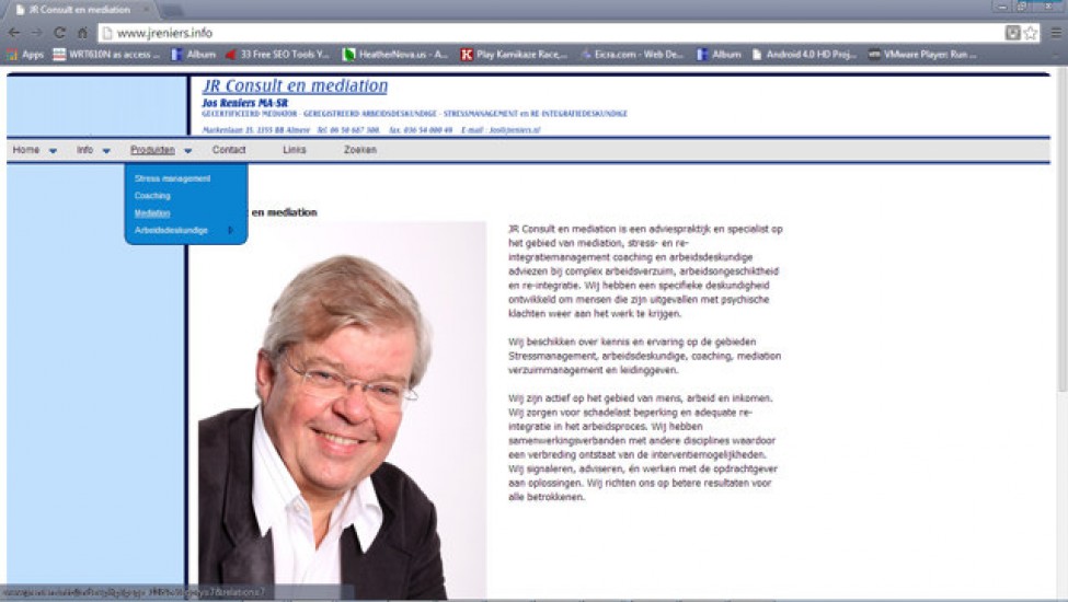 Used techniques:
PHP, Javascript, CSS, MySQL and HTML
www.jreniers.info