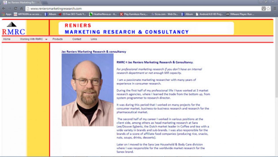 PHP, Javascript, CSS, MySQL and HTML
www.reniersmarketingresearch.com